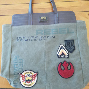 Loungefly Star Wars 2 Sided Tote Bag Purse NWOT